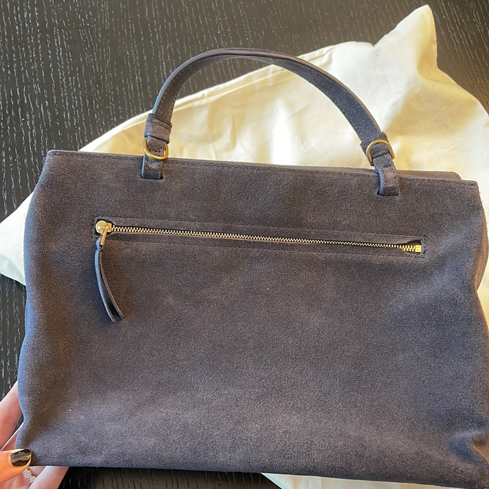 Aritzia Babaton dark Periwinkle purse with removable strap - Picture 8 of 11
